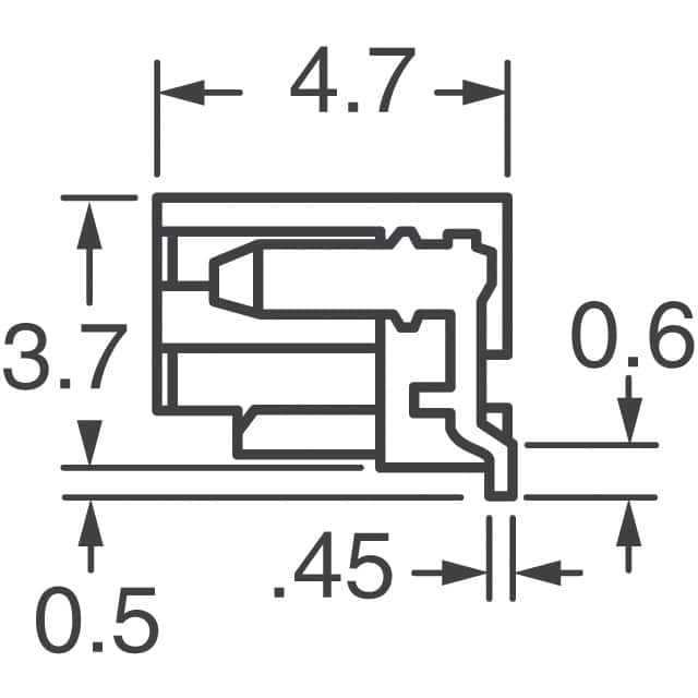 533981371 Molex  Embases à broches mâles